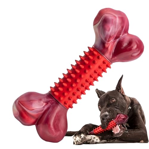 Hundeknochen Kauspielzeug | Knochen Für Starke Kauer Und Zur Zahnungshilfe - Kauartikel Für Drinnen Draußen Wohnung Garten Zimmer von Knowlife