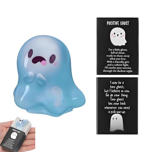 Kleine Figuren | Niedliche Lumineszierende Dekoration Spuk Harzstatue Mit Box,Deko Für Festliche Atmosphäre Wohnzimmer Schlafzimmer von Knowlife