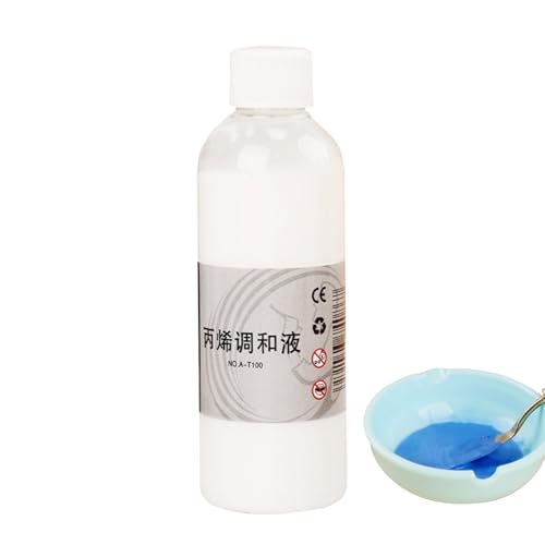 Knowlife Akrylfarben Verdünner | 100ml Acryl-Farbverdünner zum Gießen,Flüssiges Additiv Für Palettenvorbereitung Farbmischung Miniaturen Studenten Lehrer von Knowlife