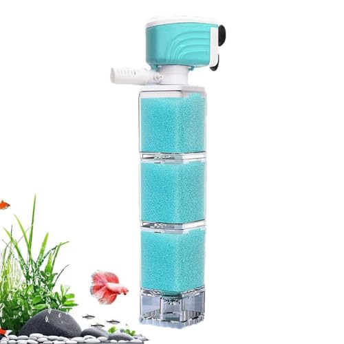 Knowlife Aquariumfilter, Tauch-Wasserbelüfterpumpe Für Schildkrötentank, Effektives Filtriersystem für Zuhause Büro Zoogeschäft Meer- Süßwasser Garnelenzucht Teich Knowlife Aquariumfilter, Tauch-Wasserbelüfterpumpe Für Schildkrötentank, Effektives Filtriersystem für Zuhause Büro Zoogeschäft Meer- Süßwasser Garnelenzucht Teich von Knowlife