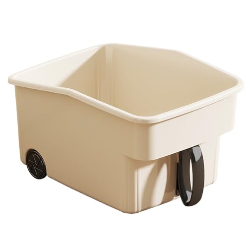 Knowlife Aufbewahrungsbox Mit Griff | Container-Box Mit Griff Für Tiefe Schränke,Aufbewahrungskorb Mit Rollen Für Organisation Von Küche Schlafzimmer Büro Snacks Kleidung Knowlife Aufbewahrungsbox Mit Griff | Container-Box Mit Griff Für Tiefe Schränke,Aufbewahrungskorb Mit Rollen Für Organisation Von Küche Schlafzimmer Büro Snacks Kleidung von Knowlife