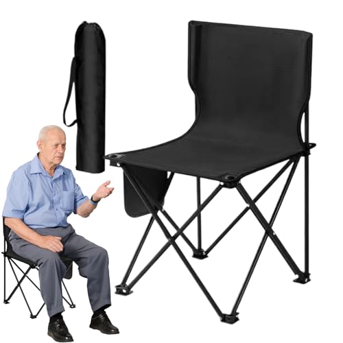 Knowlife Klappstuhl Für Draußen | Leichter Rasenstuhl - Outdoor Hocker für Stadion Angeln Konzerte Rucksackreisen Terrasse und von Knowlife