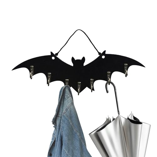 Knowlife Kleiderhaken Wandmontage - Fledermausförmiger Haken Deko Aus Holz | Rustikale Dekorative Aufbewahrung Platzsparender Wandhaken Für Eingangsbereich Badezimmer Schlafzimmer Knowlife Kleiderhaken Wandmontage - Fledermausförmiger Haken Deko Aus Holz | Rustikale Dekorative Aufbewahrung Platzsparender Wandhaken Für Eingangsbereich Badezimmer Schlafzimmer von Knowlife