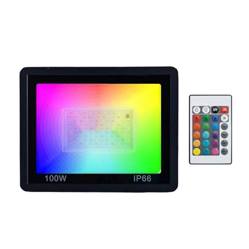 Knowlife LED Flutlicht Außenbereich - Außen LED Strahler - Helle RGB Farben Lampe Mit Fernbedienung Wasserdicht Für Terrasse Einfahrt Garten Knowlife LED Flutlicht Außenbereich - Außen LED Strahler - Helle RGB Farben Lampe Mit Fernbedienung Wasserdicht Für Terrasse Einfahrt Garten von Knowlife