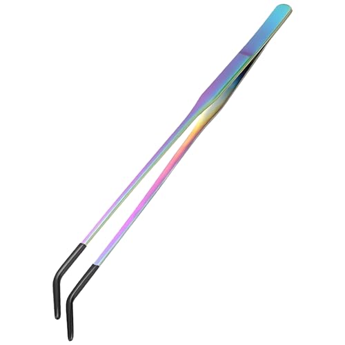 Knowlife Reptilienzange | Terrarium Zubehör,rutschfeste Silikonkopf Werkzeuge Für Echsen Haustiere Terrarien Aquarien Wasserpflanzen Spinnen Schlangen von Knowlife