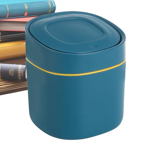 Knowlife Schreibtisch Mülleimer | Büroabfalleimer Mit Druckbetätigtem Deckel | Platzsparender Haushaltsbehälter Organizer Für Schlafzimmer Bad Arbeitszimmer Knowlife Schreibtisch Mülleimer | Büroabfalleimer Mit Druckbetätigtem Deckel | Platzsparender Haushaltsbehälter Organizer Für Schlafzimmer Bad Arbeitszimmer von Knowlife