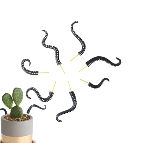 Kraken Tentakel Pflanzenstütze - Tentakel Zimmerpflanzen Resin Kletterhilfen - 7 Stück Kletterstützen Rankhilfe Für Topfblumen Haus Garten Indoor Outdoor Halloween von Knowlife