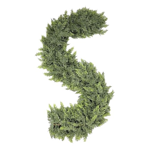 Künstlicher Weihnachtszypressen - Künstliche Grünpflanzen Deko Für Zuhause - Wiederverwendbarer Weihnachtsschmuck Für Kamin Innen- Und Außenbereich Geländer Tür Wand Künstlicher Weihnachtszypressen - Künstliche Grünpflanzen Deko Für Zuhause - Wiederverwendbarer Weihnachtsschmuck Für Kamin Innen- Und Außenbereich Geländer Tür Wand von Knowlife