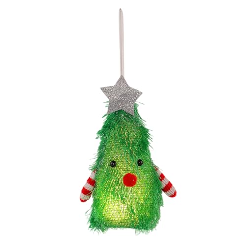 Leuchtender Weihnachtsbaumschmuck | Leuchtende Puppen Party Deko Für Weihnachtsbäume - Festlicher Schmuck Für Garten Wohnzimmer Terrasse Tür Fenster Kamin Deko von Knowlife
