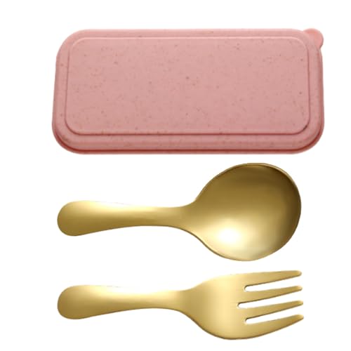 Löffel Gabel Set,Besteck Set Mit Löffeln Und Gabeln - Edelstahl Essbesteck Mit Aufbewahrungsbox Für Kinder, Erwachsene, Picknick, Camping, Küche, Mittagessen, Abendessen Löffel Gabel Set,Besteck Set Mit Löffeln Und Gabeln - Edelstahl Essbesteck Mit Aufbewahrungsbox Für Kinder, Erwachsene, Picknick, Camping, Küche, Mittagessen, Abendessen von Knowlife
