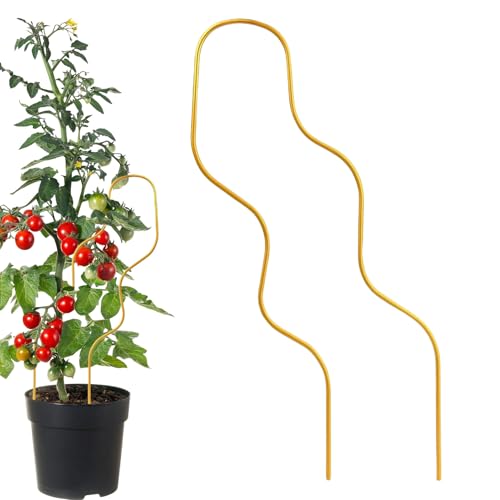 Rankgitter Für Topfpflanzen - Gemüse-Stütze,46 cm dekoratives Rankgitter für Hydroponik Gartenarbeit Zimmerpflanzen Gewächshaus Weinberg Hochbeet Terrasse Balkon Gartengestaltung von Knowlife