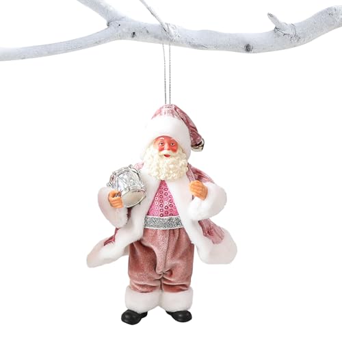 Santa Weihnachtsbaum Schmuck | Stoff Weihnachtsmann Deko Party Schmuck | Weihnachtsdekoration Spielzeug Für Garten Kamin Tür Wand | Innenbereich Schlafzimmer Terrasse Außenbereich Hof von Knowlife