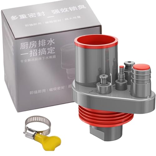 Sink Drain Pipe Kit - Unterbau-Kit - Abwasseranschluss Für Außendusche Klärgrube Keller Bodenfliese Bad Vielseitig Sink Drain Pipe Kit - Unterbau-Kit - Abwasseranschluss Für Außendusche Klärgrube Keller Bodenfliese Bad Vielseitig von Knowlife