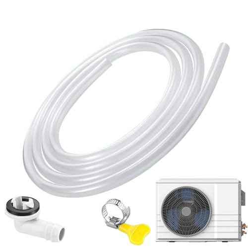 Tragbares AC Ablaufschlauch Kit - Fenster Klimagerät Abfluss Kit | Abflusszubehör Mit Klemme Und Schlauchverbinder Für Mobile Und Split-Klimageräte von Knowlife