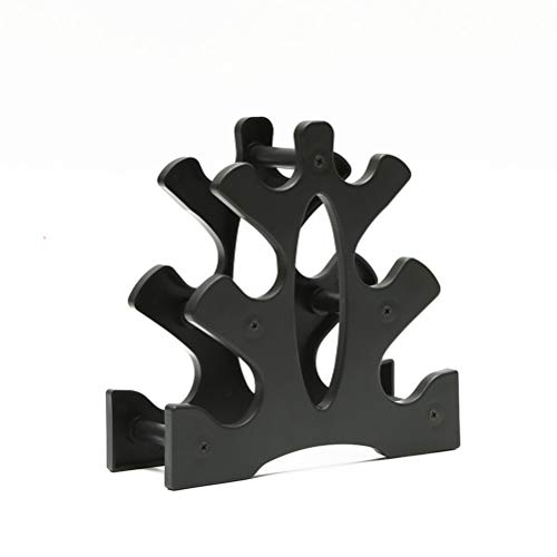 Knowooh Hantelscheibenständer Hantelbaum Klein Gymnastikhantelbaum Multifunktionale 3 Schicht Kompakt Robust Hantelständer Hantel Rack Fitnessgeräte,A von Knowooh