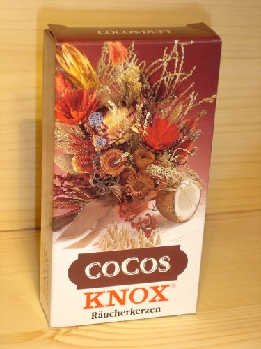 KNOX Räucherkegel Räucherkerzen Cocos, 24 Stück in Packung von KNOX