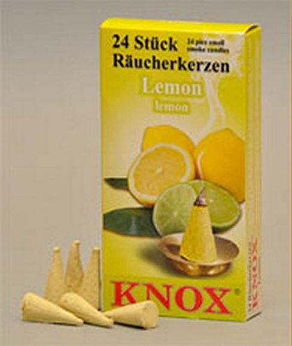 Knox Lemon Scent German Incense Cones Made in Germany for Christmas Smokers von Knox