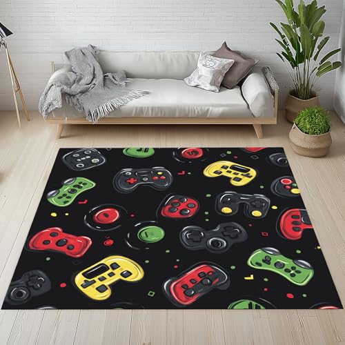 Gamer Spielzimmer Dekor Schmutzfangmatte Eingangsteppich 40x60 cm, Karikatur Gamepad Spiele Enthusiast Kleiner Teppich rutschfest Waschbare fur Schlafzimmer Badezimmer Kinderzimmer Wohnzimmer Gamer Spielzimmer Dekor Schmutzfangmatte Eingangsteppich 40x60 cm, Karikatur Gamepad Spiele Enthusiast Kleiner Teppich rutschfest Waschbare fur Schlafzimmer Badezimmer Kinderzimmer Wohnzimmer von Kntnshac