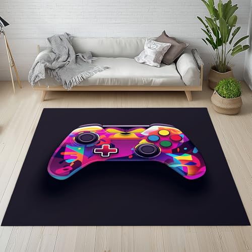 Gamer Spielzimmer Dekor Schmutzfangmatte rutschfest Waschbare, Bunt Gamepad Spiele Enthusiast Eingangsteppich Kleiner Teppich fur Wohnzimmer Schlafzimmer Küche Kinderzimmer 50x80 cm Gamer Spielzimmer Dekor Schmutzfangmatte rutschfest Waschbare, Bunt Gamepad Spiele Enthusiast Eingangsteppich Kleiner Teppich fur Wohnzimmer Schlafzimmer Küche Kinderzimmer 50x80 cm von Kntnshac