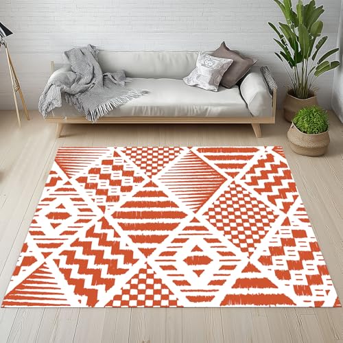 Geometrische Raute Teppich Flur Rutschfest Waschbare 80x150 cm, Streifen Kariert Diamantgitter Vintage Ethnischer Teppiche Kurzflor fur Schlafzimmer Badezimmer Kinderzimmer Wohnzimmer Küche Balkon Geometrische Raute Teppich Flur Rutschfest Waschbare 80x150 cm, Streifen Kariert Diamantgitter Vintage Ethnischer Teppiche Kurzflor fur Schlafzimmer Badezimmer Kinderzimmer Wohnzimmer Küche Balkon von Kntnshac