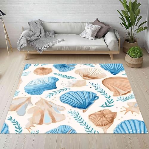Kntnshac Aquarell Hülse Teppich rutschfest Weich, Meerestiere Wasserpest Abstrakt Tiere Teppiche Kurzflor Waschbare fur Schlafzimmer Badezimmer Kinderzimmer Wohnzimmer 80x120 cm Kntnshac Aquarell Hülse Teppich rutschfest Weich, Meerestiere Wasserpest Abstrakt Tiere Teppiche Kurzflor Waschbare fur Schlafzimmer Badezimmer Kinderzimmer Wohnzimmer 80x120 cm von Kntnshac