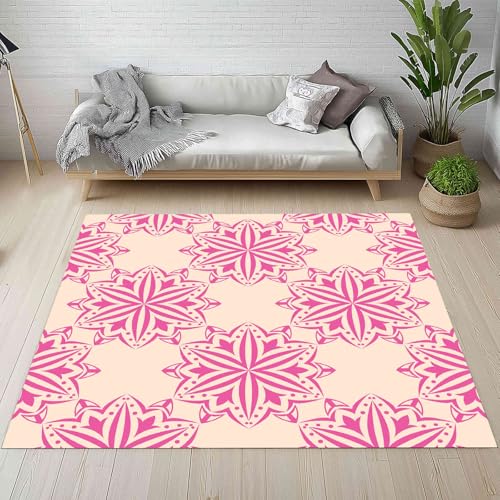 Kntnshac Bohemian Mandala Schmutzfangmatte rutschfest Waschbare, Blumen Medaillon Vintage Boho Eingangsteppich Kleiner Teppich fur Wohnzimmer Schlafzimmer Küche Kinderzimmer 50x80 cm Kntnshac Bohemian Mandala Schmutzfangmatte rutschfest Waschbare, Blumen Medaillon Vintage Boho Eingangsteppich Kleiner Teppich fur Wohnzimmer Schlafzimmer Küche Kinderzimmer 50x80 cm von Kntnshac