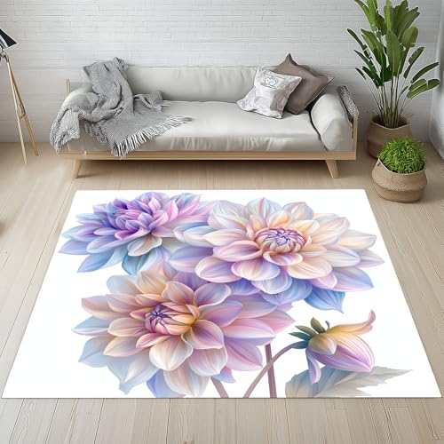 Kntnshac Dahlie Blumen Schmutzfangmatte Eingangsteppich 40x60 cm, Bunt Blütenblatt Pflanzen Blätter Floral Kleiner Teppich rutschfest Waschbare fur Schlafzimmer Badezimmer Kinderzimmer Wohnzimmer Kntnshac Dahlie Blumen Schmutzfangmatte Eingangsteppich 40x60 cm, Bunt Blütenblatt Pflanzen Blätter Floral Kleiner Teppich rutschfest Waschbare fur Schlafzimmer Badezimmer Kinderzimmer Wohnzimmer von Kntnshac