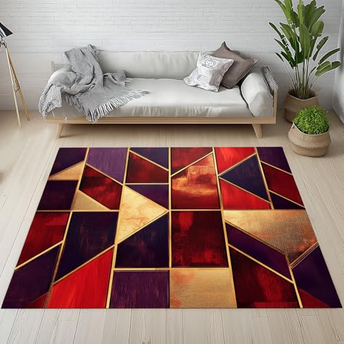 Kntnshac Geometrisch Muster Teppich rutschfest Weich, Abstrakte Geometrie Moderne Ästhetik Teppiche Kurzflor Waschbare fur Schlafzimmer Badezimmer Kinderzimmer Wohnzimmer 240x340 cm Kntnshac Geometrisch Muster Teppich rutschfest Weich, Abstrakte Geometrie Moderne Ästhetik Teppiche Kurzflor Waschbare fur Schlafzimmer Badezimmer Kinderzimmer Wohnzimmer 240x340 cm von Kntnshac