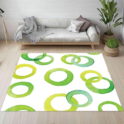 Kntnshac Geometrische Kreise Schmutzfangmatte Eingangsteppich 40x60 cm, Grün Runden Moderner Minimalismus Kleiner Teppich rutschfest Waschbare fur Schlafzimmer Badezimmer Kinderzimmer Wohnzimmer Kntnshac Geometrische Kreise Schmutzfangmatte Eingangsteppich 40x60 cm, Grün Runden Moderner Minimalismus Kleiner Teppich rutschfest Waschbare fur Schlafzimmer Badezimmer Kinderzimmer Wohnzimmer von Kntnshac