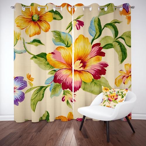 Kntnshac Mohnblume floral Vorhänge mit Ösen, 2er Set Curtains, H175 x B140 cm, Fantasie Bücherregal Verdunklungsvorhänge, Grün Vorhang Wohnzimmer Kntnshac Mohnblume floral Vorhänge mit Ösen, 2er Set Curtains, H175 x B140 cm, Fantasie Bücherregal Verdunklungsvorhänge, Grün Vorhang Wohnzimmer von Kntnshac
