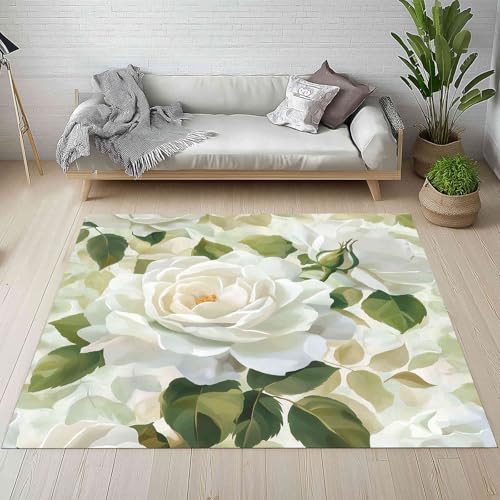 Kntnshac Pfingstrose Blumen Teppich 160x230, Elegant Blüten Natur Pastoralen Teppiche Flur Weich rutschfest Waschbare fur Wohnzimmer Schlafzimmer Badezimmer Kinderzimmer Küche Balkon Esszimmer Kntnshac Pfingstrose Blumen Teppich 160x230, Elegant Blüten Natur Pastoralen Teppiche Flur Weich rutschfest Waschbare fur Wohnzimmer Schlafzimmer Badezimmer Kinderzimmer Küche Balkon Esszimmer von Kntnshac