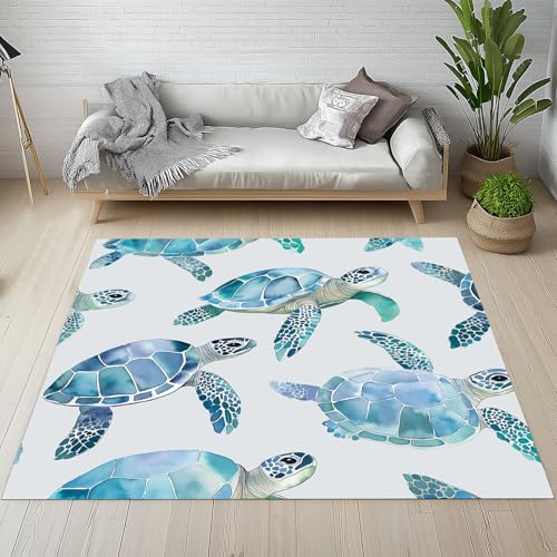 Kntnshac Tiere Meeresschildkröten Schmutzfangmatte Eingangsteppich 40x60 cm, Süßer Meerestiere Tier Kleiner Teppich rutschfest Waschbare fur Schlafzimmer Badezimmer Kinderzimmer Wohnzimmer Kntnshac Tiere Meeresschildkröten Schmutzfangmatte Eingangsteppich 40x60 cm, Süßer Meerestiere Tier Kleiner Teppich rutschfest Waschbare fur Schlafzimmer Badezimmer Kinderzimmer Wohnzimmer von Kntnshac