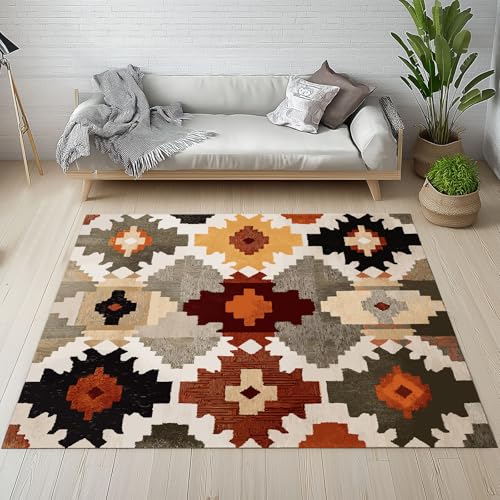 Kntnshac Vintage Aztekenmuster Schmutzfangmatte Eingangsteppich 40x60 cm, Ethno Stil Ureinwohner Amerikas Kleiner Teppich rutschfest Waschbare fur Schlafzimmer Badezimmer Kinderzimmer Wohnzimmer Kntnshac Vintage Aztekenmuster Schmutzfangmatte Eingangsteppich 40x60 cm, Ethno Stil Ureinwohner Amerikas Kleiner Teppich rutschfest Waschbare fur Schlafzimmer Badezimmer Kinderzimmer Wohnzimmer von Kntnshac
