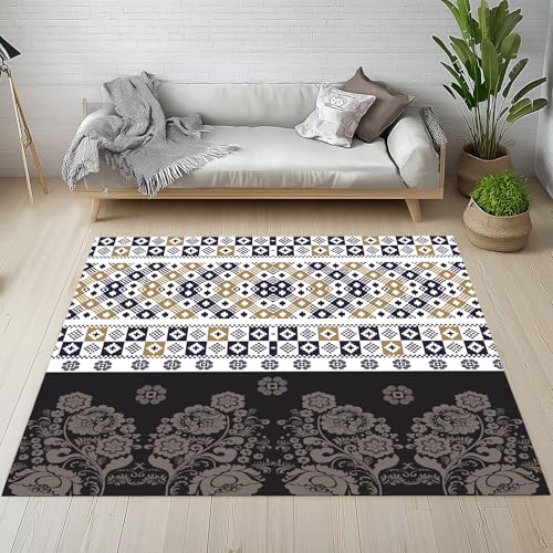 Kntnshac Vintage Bohemian Schmutzfangmatte Eingangsteppich 40x60 cm, Pastoral Blumen Indien Ethnische Kleiner Teppich rutschfest Waschbare fur Schlafzimmer Badezimmer Kinderzimmer Wohnzimmer Kntnshac Vintage Bohemian Schmutzfangmatte Eingangsteppich 40x60 cm, Pastoral Blumen Indien Ethnische Kleiner Teppich rutschfest Waschbare fur Schlafzimmer Badezimmer Kinderzimmer Wohnzimmer von Kntnshac
