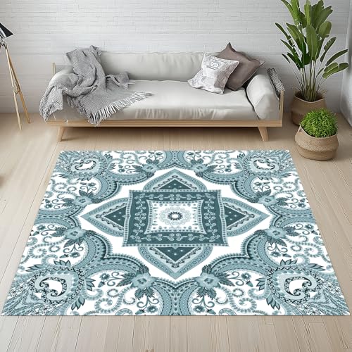 Kntnshac Vintage Boho Mandala Schmutzfangmatte rutschfest Waschbare, Tradition Paisley Ethno Stil Eingangsteppich Kleiner Teppich fur Wohnzimmer Schlafzimmer Küche Kinderzimmer 50x80 cm Kntnshac Vintage Boho Mandala Schmutzfangmatte rutschfest Waschbare, Tradition Paisley Ethno Stil Eingangsteppich Kleiner Teppich fur Wohnzimmer Schlafzimmer Küche Kinderzimmer 50x80 cm von Kntnshac