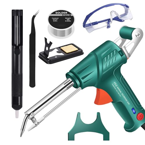 Internally Heated Industrial Laser Welding Tools, Industrial Laser Welding Machine, Portable Multi-Function Soldering Iron Soldering Gun, 3-in-1 with Rust Removal/Cutting/Welding (Green, External) von Knubbuf