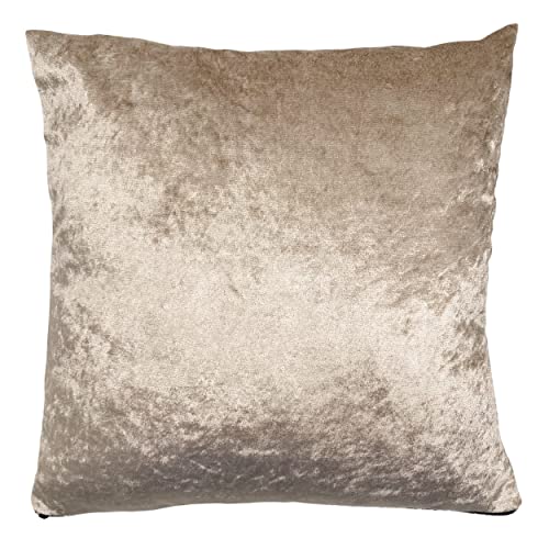 Knüllermarkt 34111 I Deko Kissen-Bezug Samt Champagner 40x40cm Kissen Hülle Heimdeko Wohnen Sofa schick von Knüllermarkt