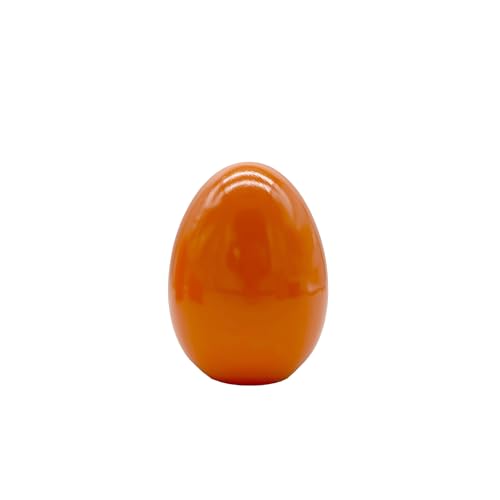 Knüllermarkt Keramik Osterei Orange ca. 8 cm Ostern Ostereier Frühling Tischdeko Deko Dekoration Gesteck Gestecke von Knüllermarkt