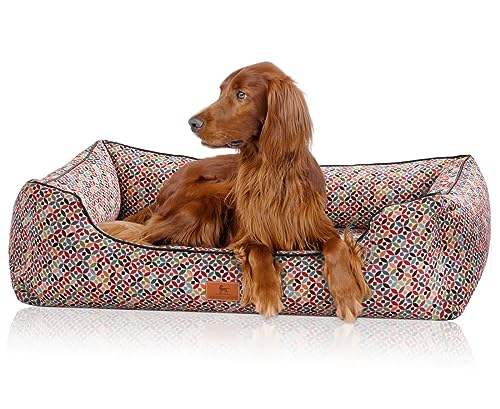 Knuffelwuff Orthopädisches Hundebett Marrakesch M-L 85 x 63cm - Abnehmbarer Bezug - waschbar - für große, mittelgroße und kleine Hunde Knuffelwuff Orthopädisches Hundebett Marrakesch M-L 85 x 63cm - Abnehmbarer Bezug - waschbar - für große, mittelgroße und kleine Hunde von Knuffelwuff