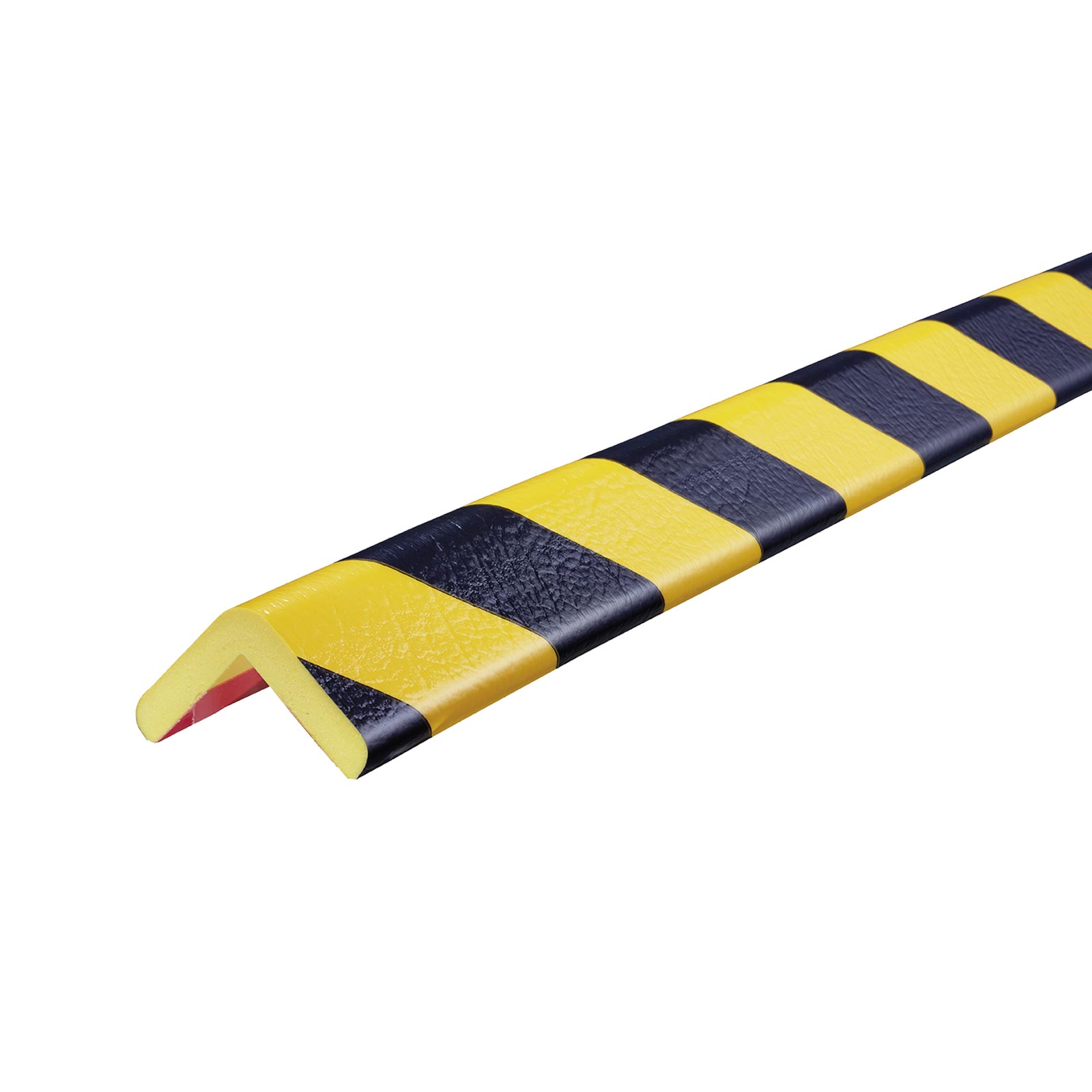 Knuffi Eckschutzprofil Typ H klebend 50m - Kantenschutz, Eckschutz, Schutzprofil Farbe:gelb/schwarz von Knuffi