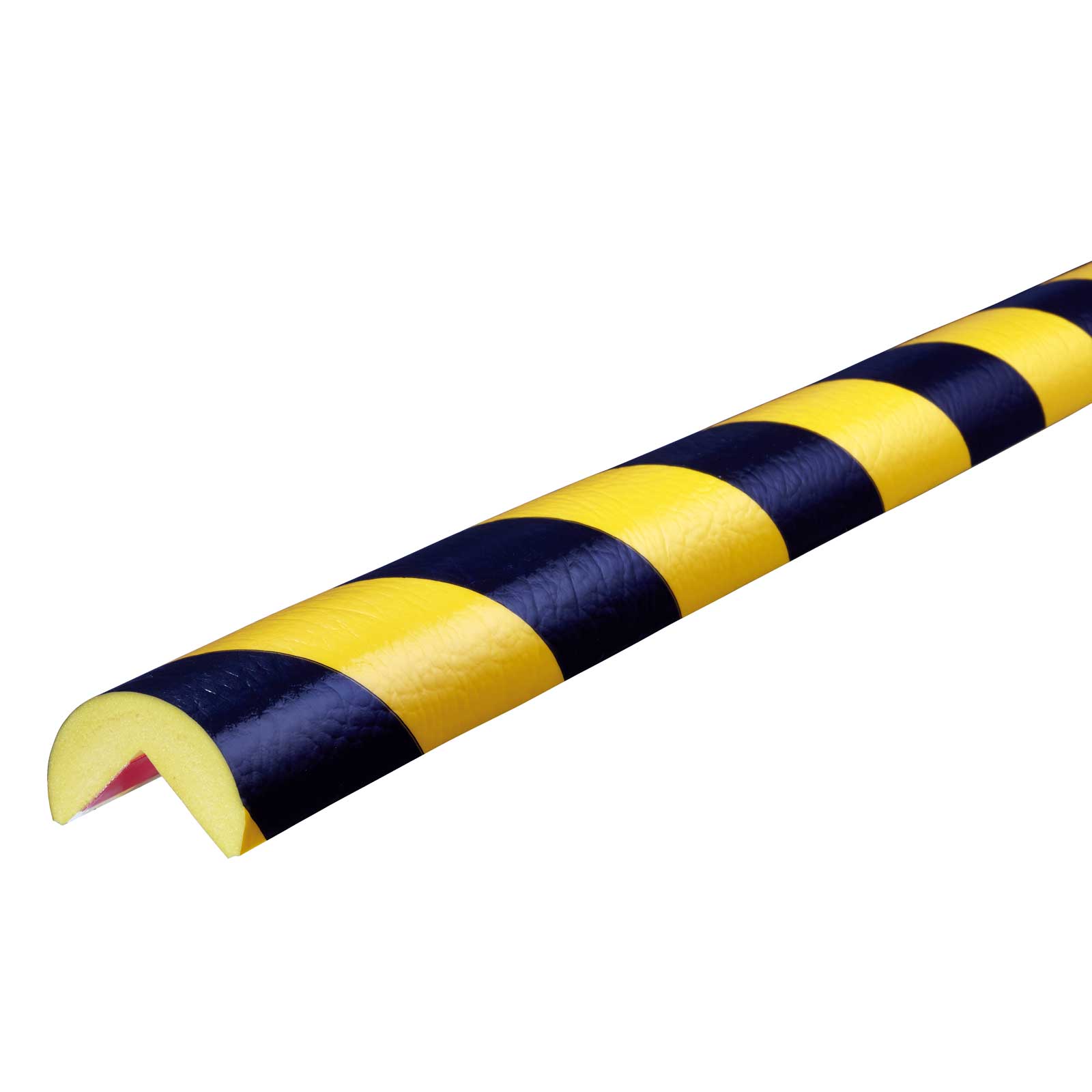 Knuffi Eckschutzprofil TypA selbstklebend 50m Kantenschutz Eckschutz Schutzprofil Farbe:gelb/schwarz von Knuffi