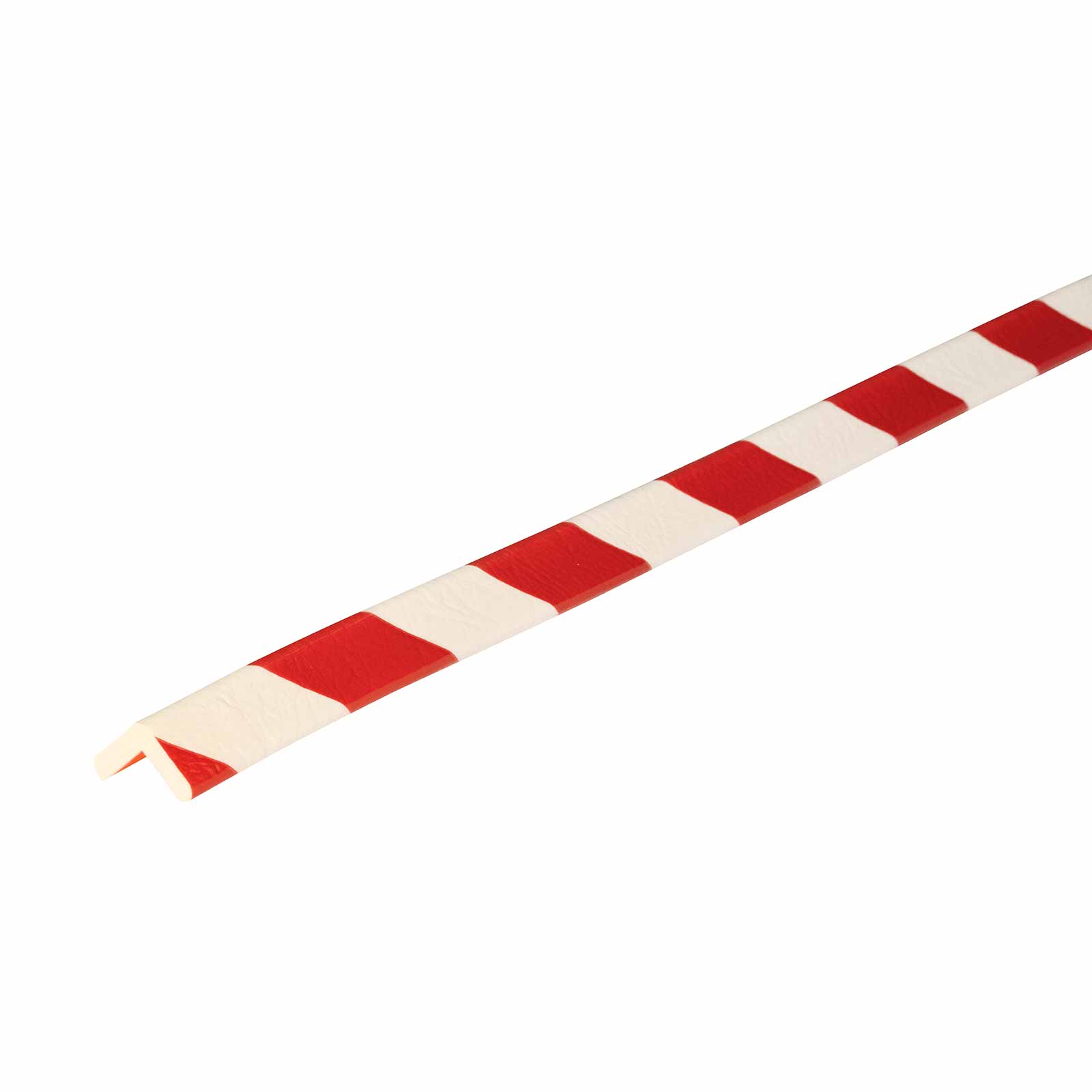 Knuffi Eckschutzprofil TypE selbstklebend 5m Kantenschutz Eckschutz Schutzprofil Farbe:rot/weiß von Knuffi