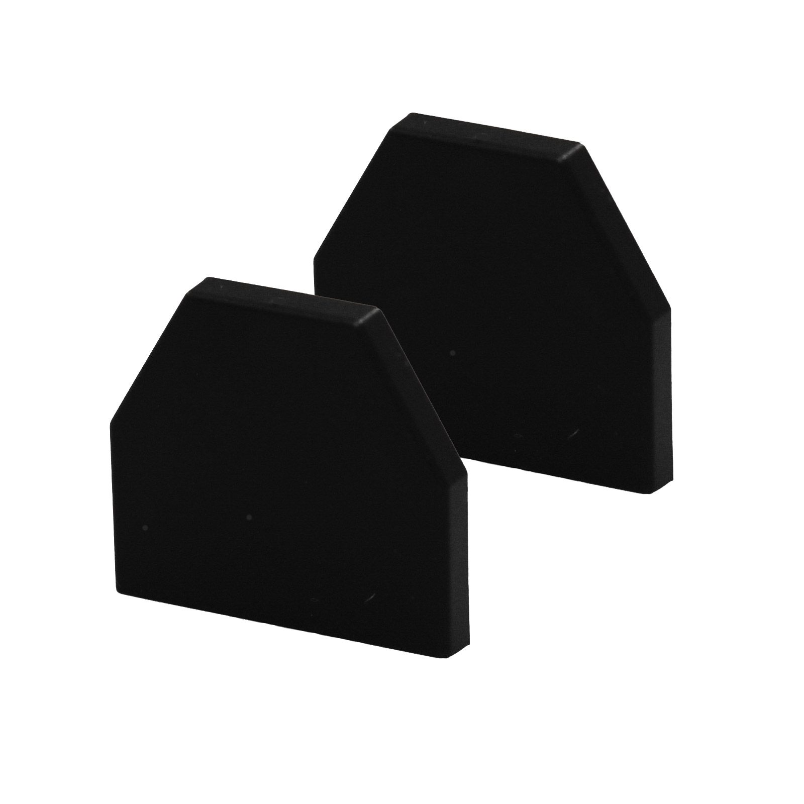 Knuffi Endkappe Typ CC 2 St., Schutzkappen Schutzdeckel, Deckel f. Schutzprofile Farbe:schwarz von Knuffi