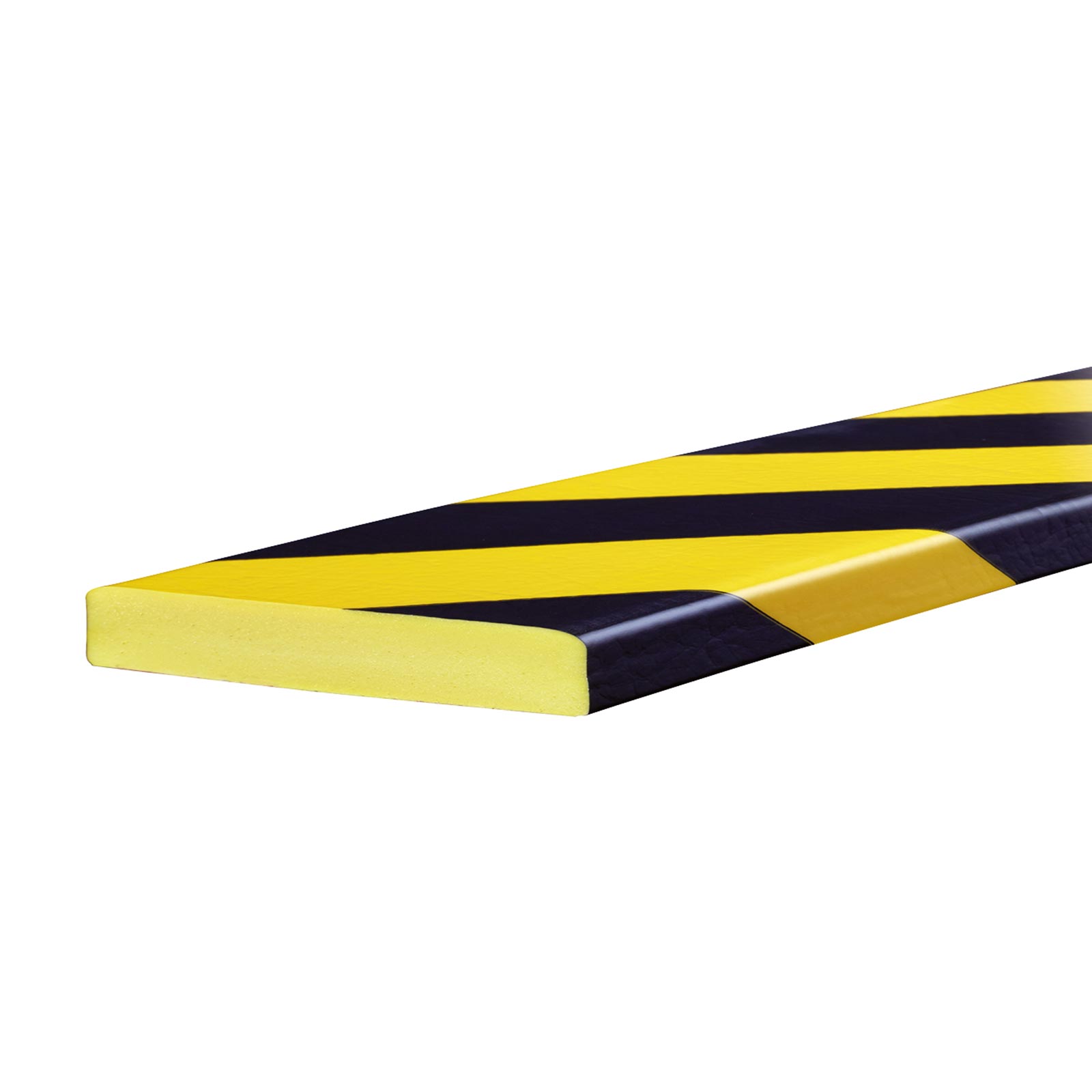 Knuffi Flächenschutzprofil Giant selbstklebend 2.5m, Schutzprofil, Flächenschutz Farbe:gelb/schwarz von Knuffi