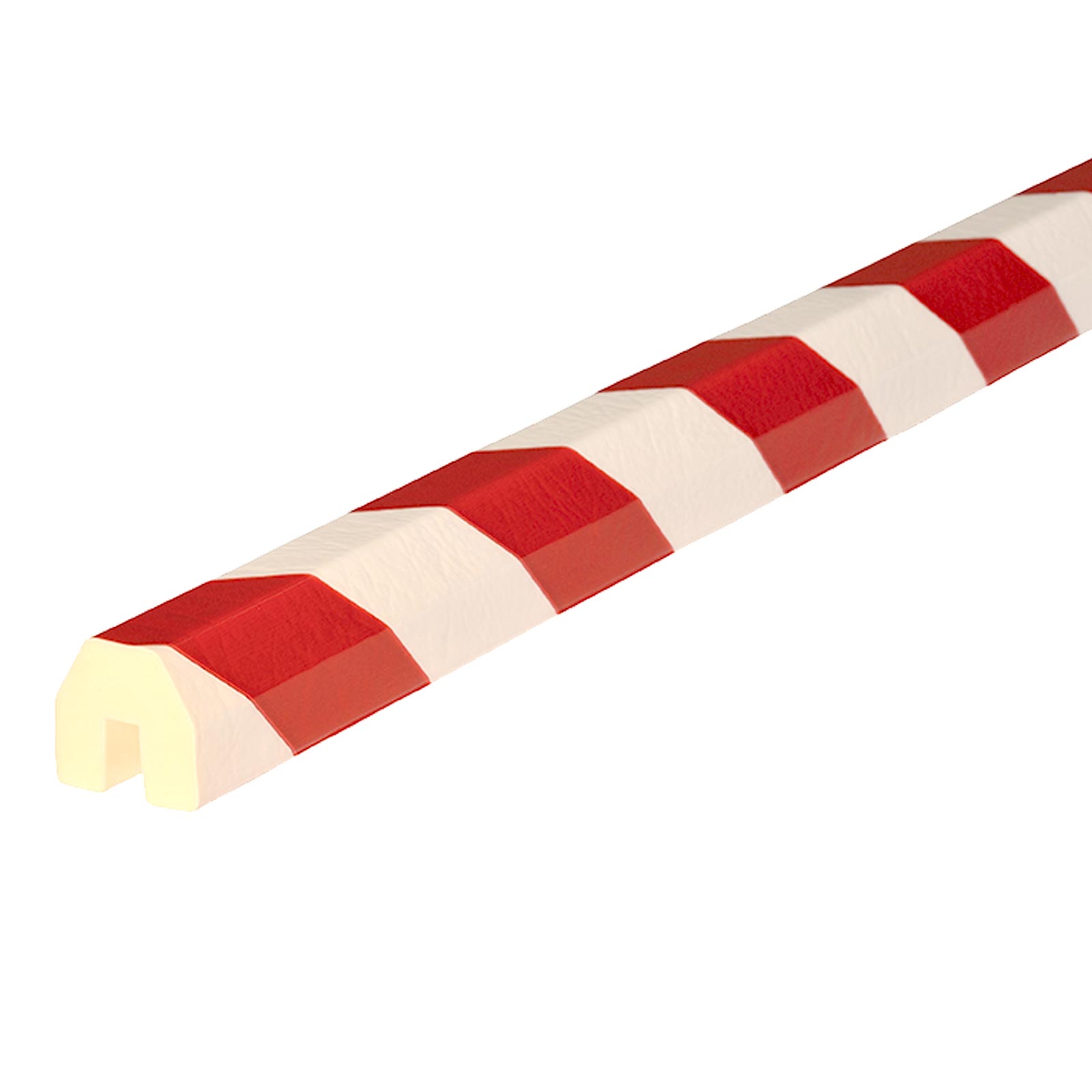 Knuffi Kantenschutzprofil Typ BB 1 Meter, Kantenschutz, Eckschutz, Schutzprofil Farbe:rot/weiß von Knuffi