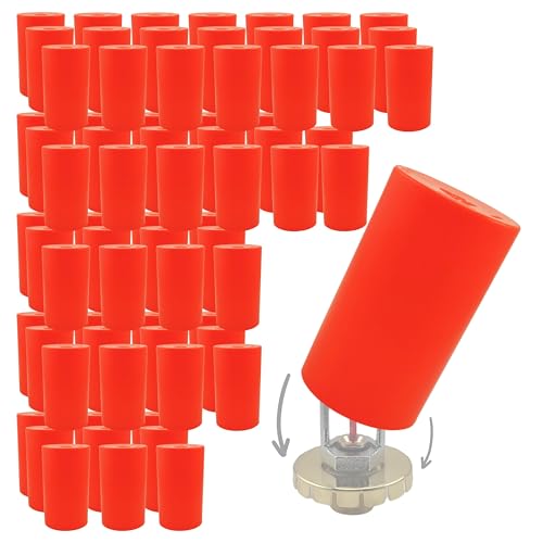 Brandsprinklerkopf-Lackabdeckung – Kopfschutz, Kopfabdeckungen zum Lackieren, Schutzabdeckungen für Decken-Pop-Out, Kopfschutz und Kopflackschutz zum Abdecken von versenkten Sprinklerköpfen – 72 Stück von RepelFire