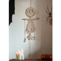 xxl-Makramee Skelett 1, 40 M Groß Für Halloween von Knutkaerlek