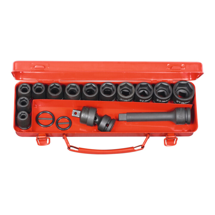 B-Ware Ko Ken Impact Sortiment Steckschlüssel Set 18 Teilig 6 Kant 12 Zoll Metallbox B-Ware Ko Ken Impact Sortiment Steckschlüssel Set 18 Teilig 6 Kant 12 Zoll Metallbox von Ko-ken