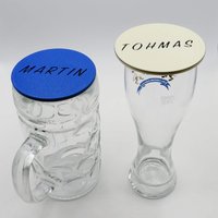 Bierabdeckung Mit Personalisierung - Maß , Weizenbierglas Und Gläser Bierabdeckung Mit Personalisierung - Maß , Weizenbierglas Und Gläser von KoKoXDesigns