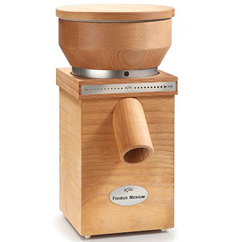 KoMo Fidibus Medium Getreidemühle (360 Watt, Holz) von KoMo